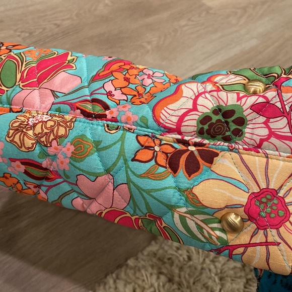 Vera Bradley Rare Tropical Silk Shoulder Bag - Picture 3 of 4